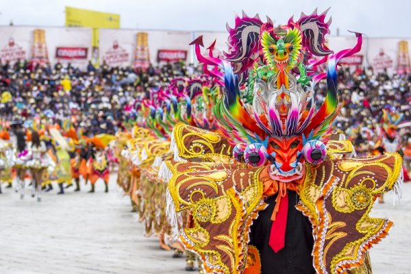 Virgen de la Candelaria festival in Copacabana in Bolivia