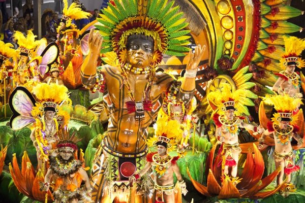 Brazil carnival in Rio de Janeiro 