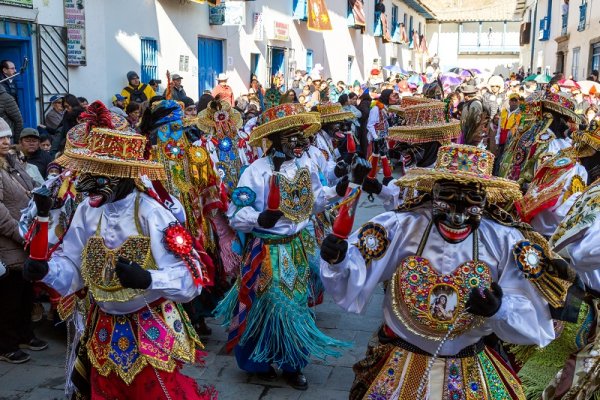 Virgen del Carmen festival in Peru, South America