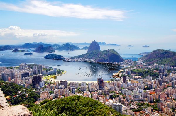 Top view of Rio de Janeiro