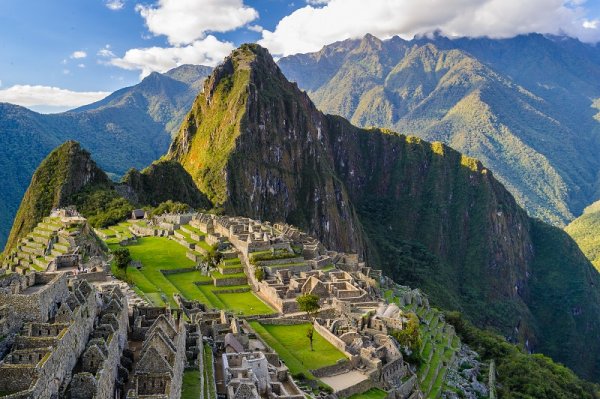 Amazing view of the Machu Picchu